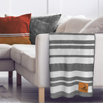 Acrylic Stripe Blanket // Cleveland Browns