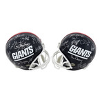 New York Giants Super Bowl XXI / XXV Team // Signed T/B Riddell Full Size Replica Helmet // 28 Sigmatures