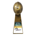 Bob Griese // Signed Football World Champion 15" Replica Trophy // Gold