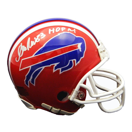 Andre Reed // Buffalo Bills // Signed T/B Riddell Mini Helmet // w/ "HOF'14" Inscription