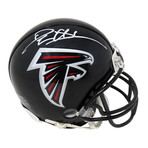 Deion Sanders // Atlanta Falcons // Signed Riddell Mini Helmet