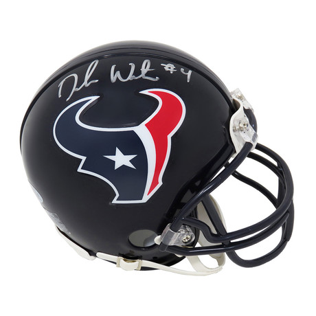 Deshaun Watson // Houston Texans // Signed Riddell Mini Helmet // Beckett Authentication