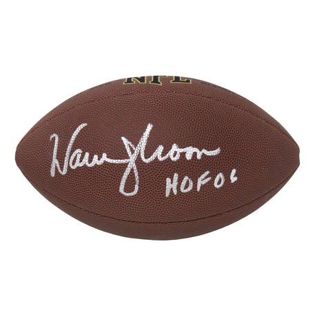 Warren Moon // Signed Wilson Full Size NFL Football // w/ "HOF'06" Inscription