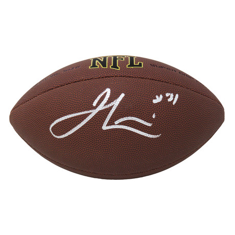 Jamal Lewis // Signed Wilson Full Size NFL Football