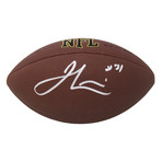 Jamal Lewis // Signed Wilson Full Size NFL Football