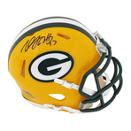 Davante Adams // Green Bay Packers // Signed Riddell Speed Mini Helmet