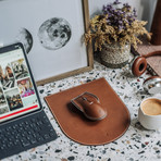 The Podium Mouse Pad // Classic Brown