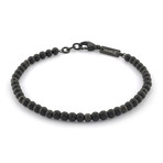 Onyx Beaded Bracelet // Black