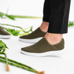 Men's Breezy Laced Shoes // Olive (Men's US Size 7)