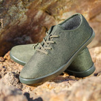 Women's Loungy Laced Shoes // Olive (Women's US Size 5)