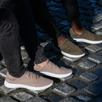 Men's Breezy Laced Shoes // Khaki (Men's US Size 7)