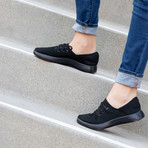 Men's Breezy Laced Shoes // Black (Men's US Size 7)