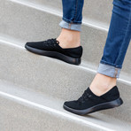 Women's Breezy Laced Shoes // Black (Women's US Size 5)