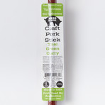 Craft Pork Sticks // Thai Green Curry (20 Pack // 1 oz Each)