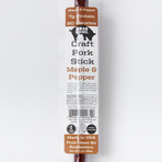 Craft Pork Sticks // Maple and Pepper (20 Pack // 1 oz Each)