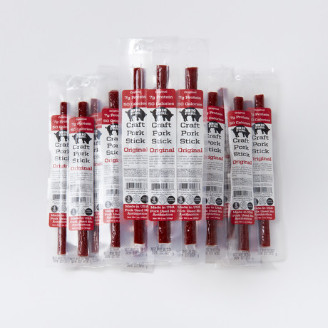 Craft Pork Sticks // Original (20 Pack // 1 oz Each)