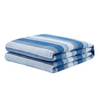 Flannel Weighted Blanket // Blue Plaid (Single 15lb)