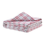 Flannel Duvet Cover // Red Plaid (Single)