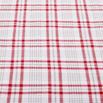 Flannel Weighted Blanket // Red Plaid (Single 15lb)