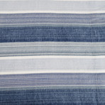 Modernist Flannel Sheets // Blue Stripe (Full)