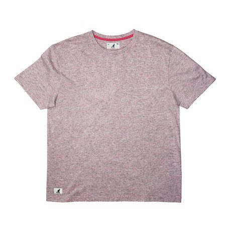 Linen-Look Short Sleeve Tee // Pink (S)