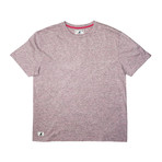Linen-Look Short Sleeve Tee // Pink (2XL)