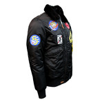 Flying Cadet Jacket V1 // Black (M)