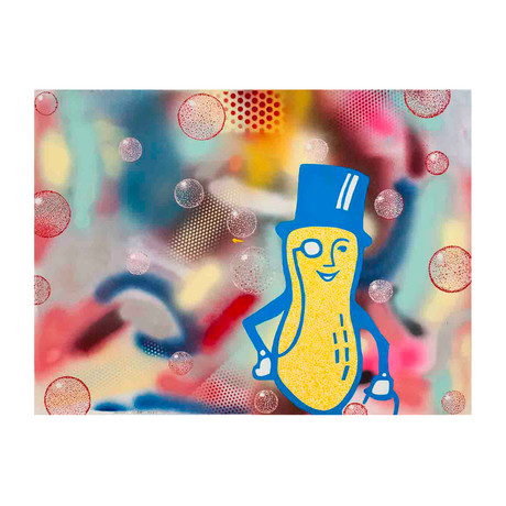 Michael Clark  // It's a Beautiful Day  // 1985 Mixed Media  // SIGNED