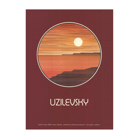 Marcus Uzilevsky  // Earthen Vessel  // 1980 Serigraph