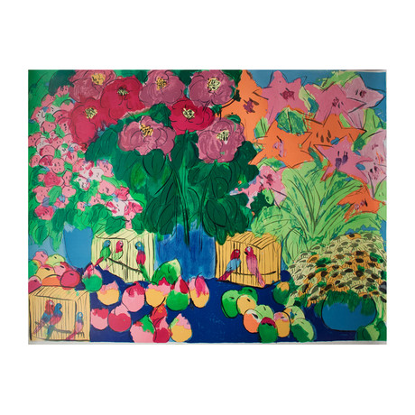 Walasse Ting  // Nature Morte  // Still Life  // 1985 Serigraph