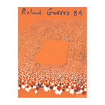 Gilles Aillaud // Roland Garros French Open // 1984 Lithograph // SIGNED