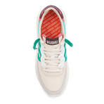 Master M64 Sneaker // White + Gray + Green (Euro: 36)