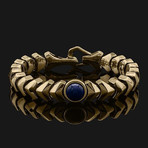 Kudos Lapis Lazuli Bracelet // Gold + Blue (X-Small)