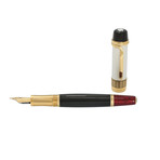 Montblanc Luciano Pavarotti Patron Of Art Limited Edition Lacquer + Gold Fountain Pen // 111673