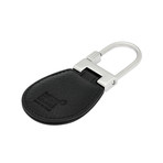 Montblanc Meisterstück Leather + Stainless Steel Key Fob // 111130