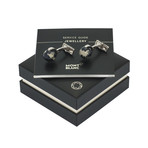 Montblanc Heritage Spirit Stainless Steel + Aluminum Cufflinks // 112998