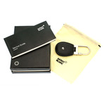 Montblanc Meisterstück Leather + Stainless Steel Key Fob // 111130