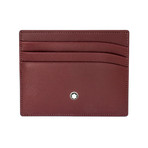 Montblanc Meisterstück Leather + Jacquard Card Holder // 114558