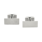 Montblanc Silver Stainless Steel Cufflinks // 114760