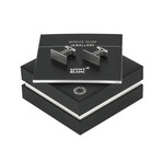 Montblanc Silver Stainless Steel Cufflinks // 114760