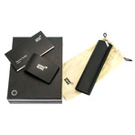 Montblanc Urban Spirit Leather + Stainless Steel Pen Pouch // 115413