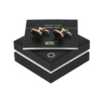 Montblanc Sartorial Stainless Steel + Lacquer Cufflinks // 118614