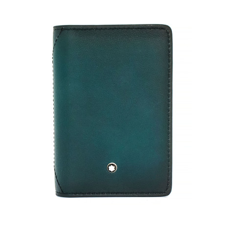 Montblanc Meisterstück Sfumato Leather + Jacquard Card Holder // 118362