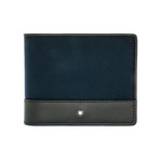 Montblanc Nightflight Leather + Nylon Wallet // 116832