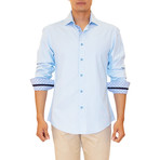 Scot Long Sleeve Button Up Shirt // Turquoise (L)