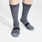 Foyt Socks // Pack of 4 // Black + Heather Gray + Navy (US: 11)