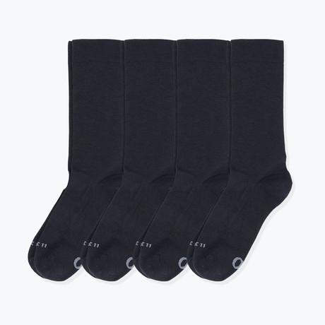 Montauk Socks // Pack of 4 // Black (US: 8)