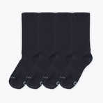 Montauk Socks // Pack of 4 // Black (US: 11)