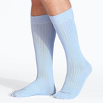 Newman Socks // Pack of 4 // Black + Purple + Navy + Light Blue (US: 12)