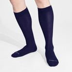 Montauk OTC Socks // Pack of 4 // Hot Pink + Sky Blue + Evergreen + Navy (US: 9)